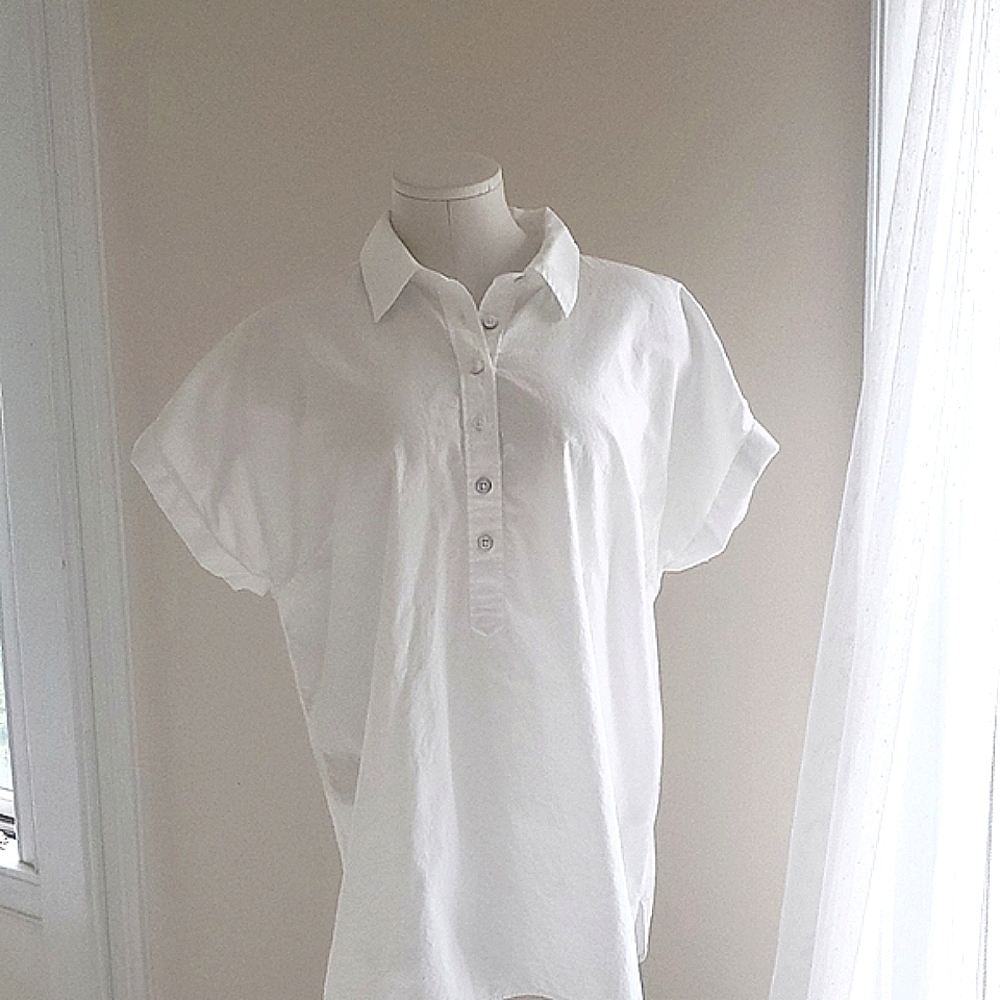Talbots Crisp White Blouse